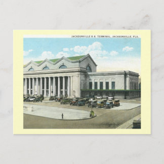 Carte Postale Gare de Rail Road, Jacksonville, Floride