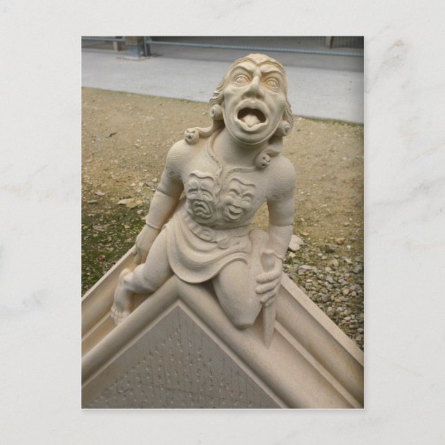 Carte Postale Gargouille - cathédrale de York (Devant)