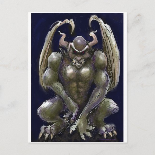 Carte Postale Gargoyle (Devant)