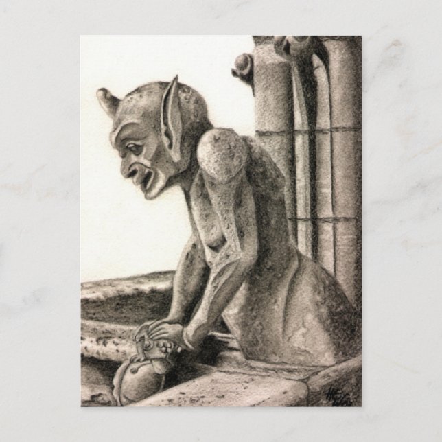 Carte Postale Gargoyle 2 (Devant)