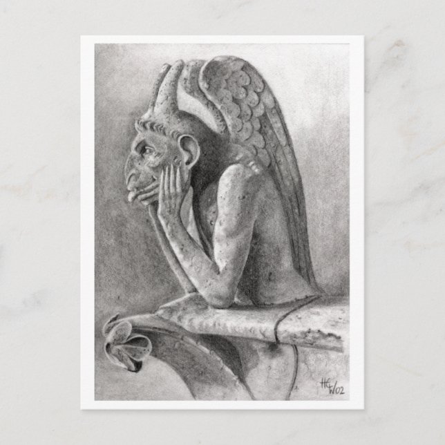 Carte Postale Gargoyle 3 (Devant)