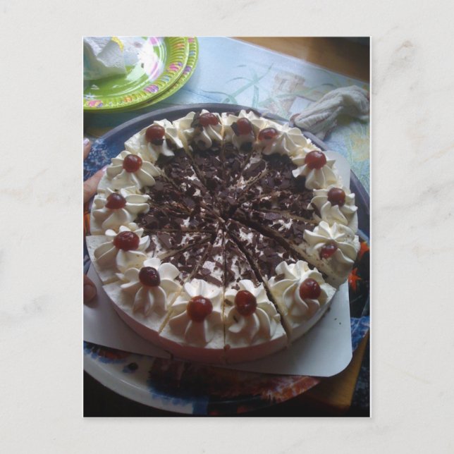 Carte Postale Gateau (Devant)