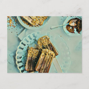 Carte Postale Gâteau à la crème glacée