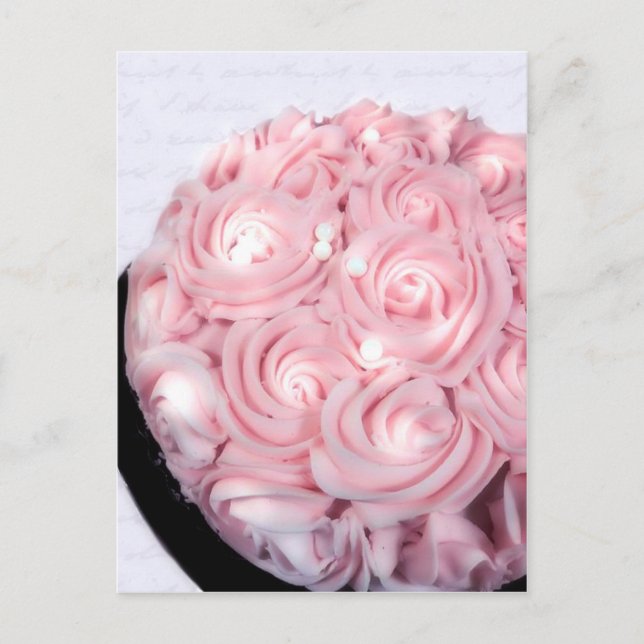 Carte Postale Gâteau au Champagne Rosé (Devant)