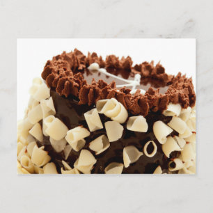 Carte Postale Gâteau au chocolat