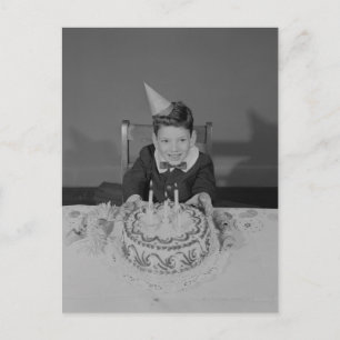 Carte Postale Gâteau d'anniversaire