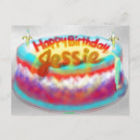Gâteau d'anniversaire de Jessie en 2014
