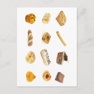 Carte Postale Gâteaux et pâtisseries cuits