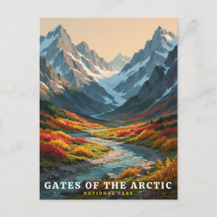Carte Postale Gates of the Arctic National Park Vallée Alpine