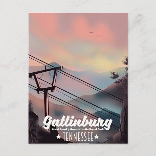 Carte Postale Gatlinburg Great Smoky Mountains Tennessee (Devant)