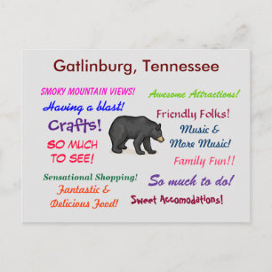Carte Postale Gatlinburg Tennessee