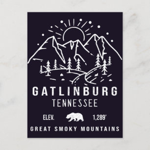 Carte Postale Gatlinburg Tennessee Mounts Souvenirs