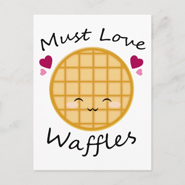 Carte Postale gaufre de Kawaii (Devant)