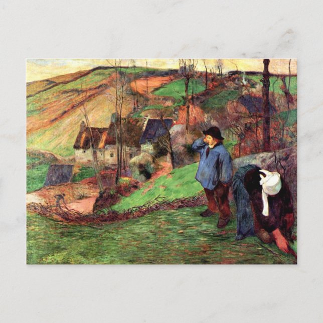 Carte Postale Gauguin - Paysage breton (Devant)