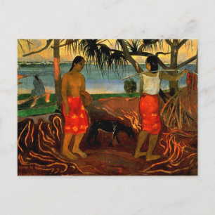 Carte Postale Gauguin - Sous le Pandanus Tree