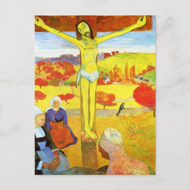 Carte postale Gauguin Yellow Christ (Devant)