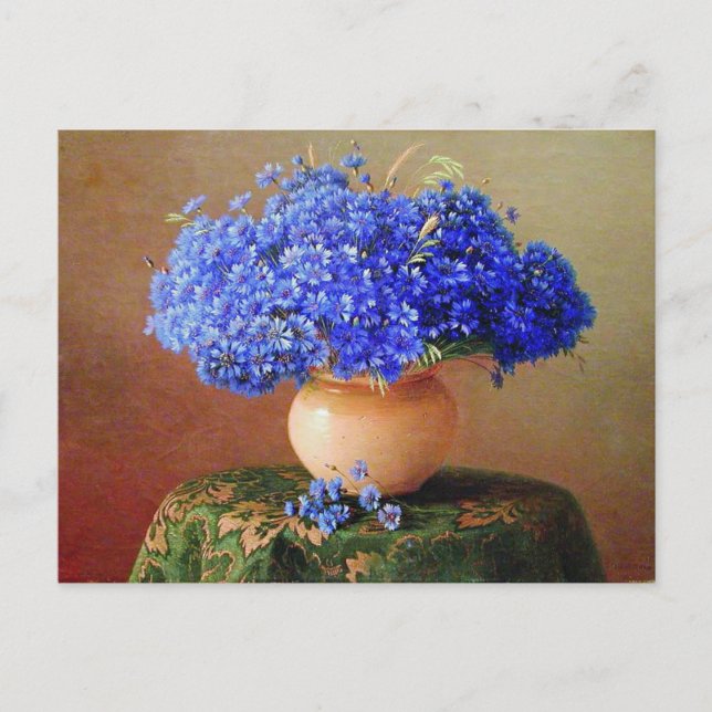 Carte Postale Gavril Kondratenko - Cornflowers (Devant)
