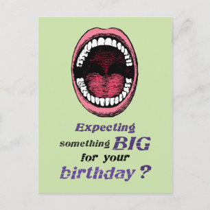 Carte Postale Gay Anniversaire Quelque Chose Gros