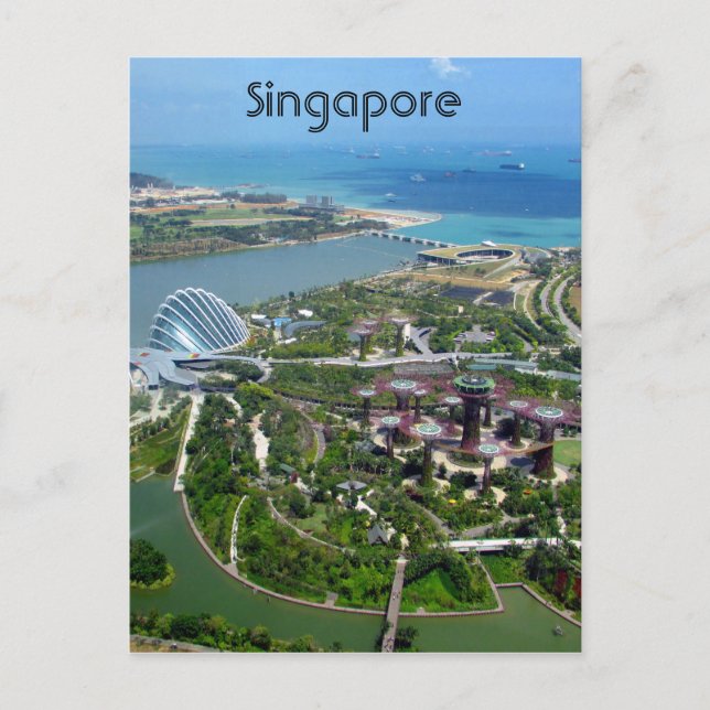 Carte Postale gay gardens singapour (Devant)