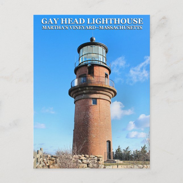 Carte Postale Gay Head Lighthouse, Martha's Vineyard MA (Devant)