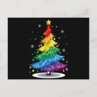 Gay LGBT Pride Arbre de Noël Arc-en-ciel Joyeux No
