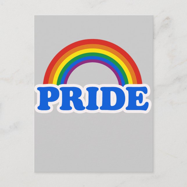 CARTE POSTALE GAY PRIDE (Devant)