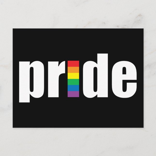 Carte postale gay pride (Devant)