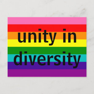 Carte Postale Gay pride arc-en-ciel LGBT Original 8 bandes