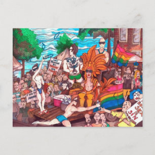 Carte postale gay pride par Thompson Kellett