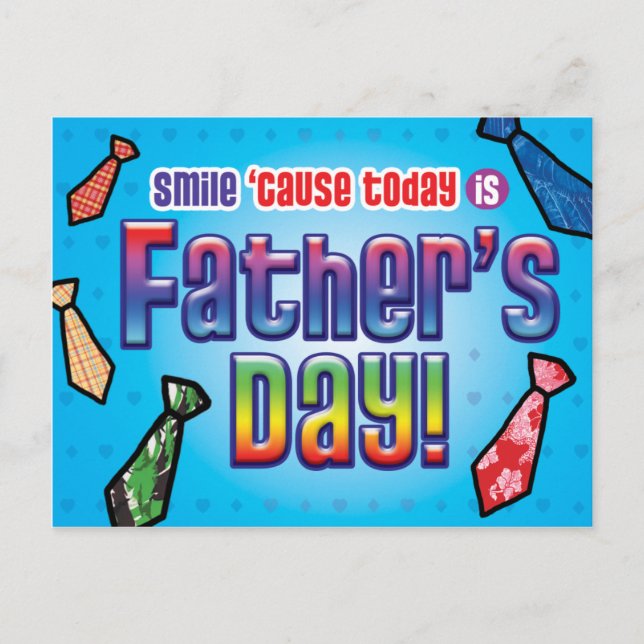 Carte postale GAY - Smile Papa (Devant)