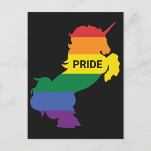 Carte Postale Gay Unicorn