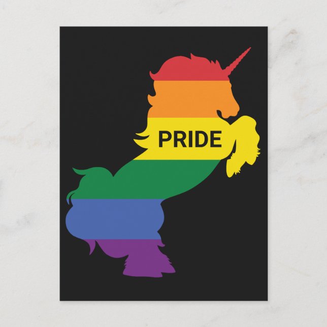 Carte Postale Gay Unicorn (Devant)