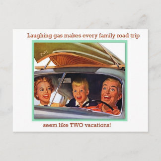 Carte Postale Gaz riant
