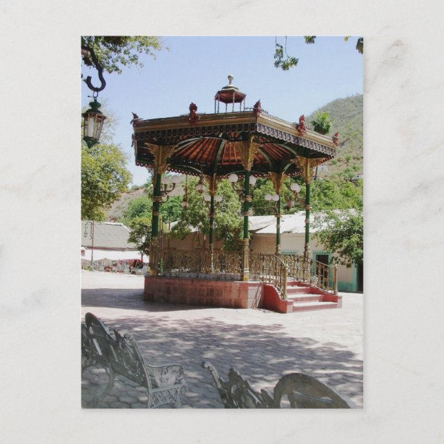 Carte Postale Gazebo, Batopilas, Canyon de cuivre, Mx (Devant)