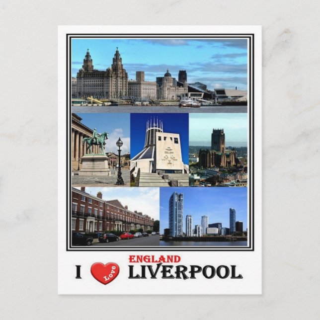 Carte Postale GB England - Liverpool - (Devant)
