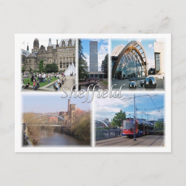 Carte Postale GB Royaume-Uni - Angleterre - Sheffield (Devant)