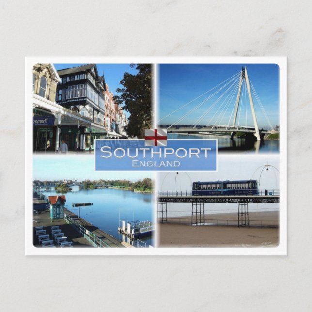 Carte Postale GB Royaume-Uni - Angleterre - Southport (Devant)