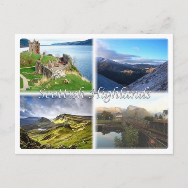 Carte Postale GB Royaume-Uni - Ecosse - Highlands écossais (Devant)