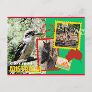 Carte Postale G'Day d'Australie