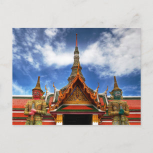 Carte Postale Géants du Grand Palais, Bangkok, Thaïlande