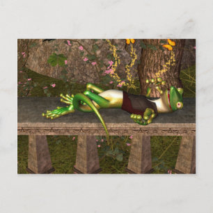 Carte Postale Gecko drôle