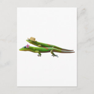 Carte Postale Geckos hawaïens
