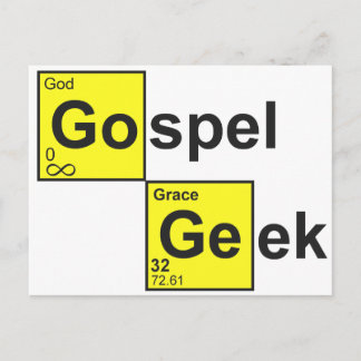 Carte Postale Geek évangile