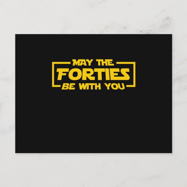 Carte Postale Geek Galaxie Fan de Science-Fiction 40 Ans Bébé de (Devant)