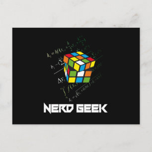 Carte Postale Geek nerd Math Informatique Drôle Idée cadeau