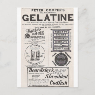 Carte Postale Gélatine, Poisson de morue, et plus