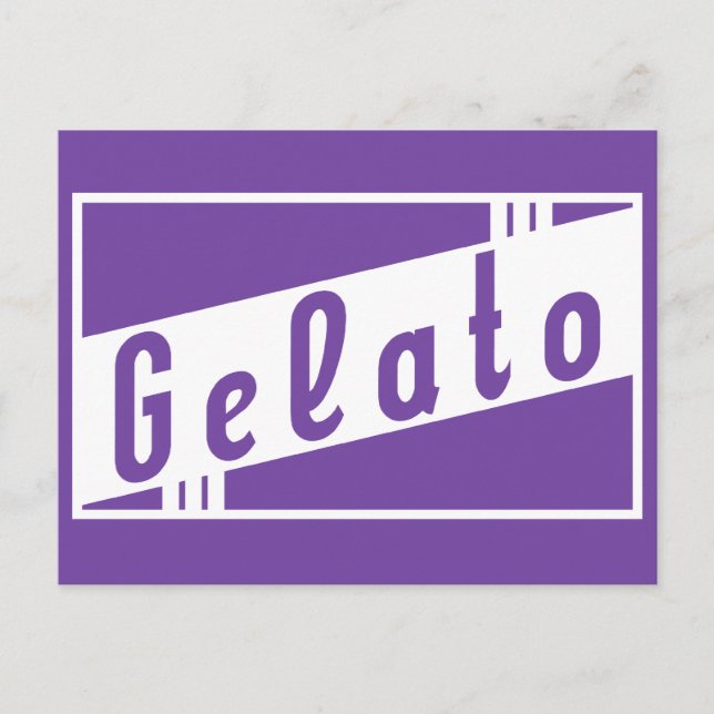 Carte Postale gelée rétro (Devant)
