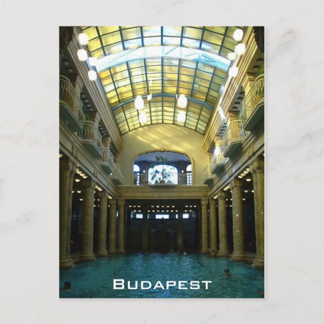 Carte Postale Gellert Bath (Devant)