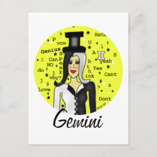 Carte Postale Gemini