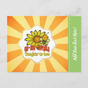 Carte Postale Gendre incroyable Tournesols et Abeilles